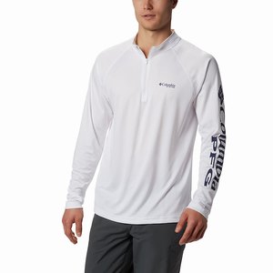 Columbia PFG Terminal Tackle™ 1/4 Zip Pullover Herr Vita (CSMGH5079)